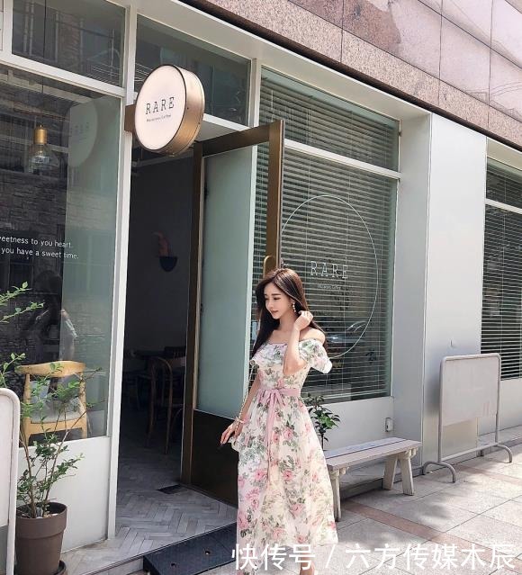 百叶|潮流美女孙允珠,普罗旺斯婉约絮梦碎花百叶裙!