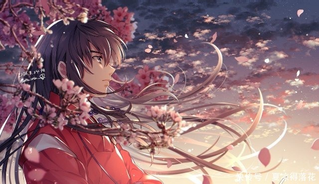 戈薇|画师大大的犬夜叉戈薇超甜，最帅的妖怪三父子