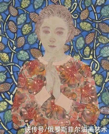 敦煌莫高窟|日本最优秀的青年女岩彩画家,她的作品太美了