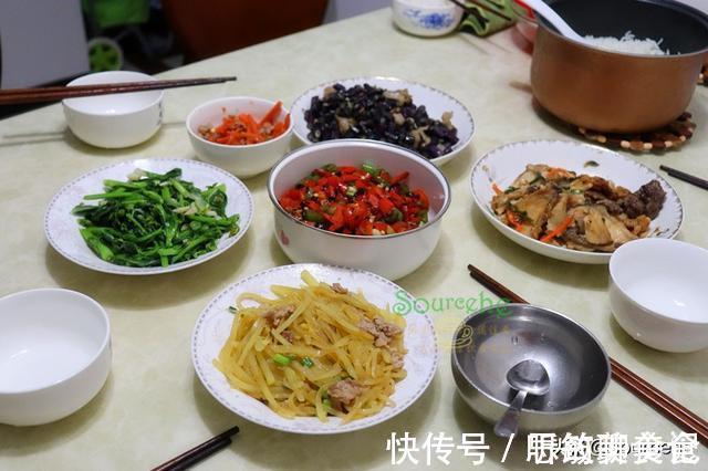 闺蜜|回婆家4天,每餐不一样,发个朋友圈,闺蜜:怪不得放假也不长肉
