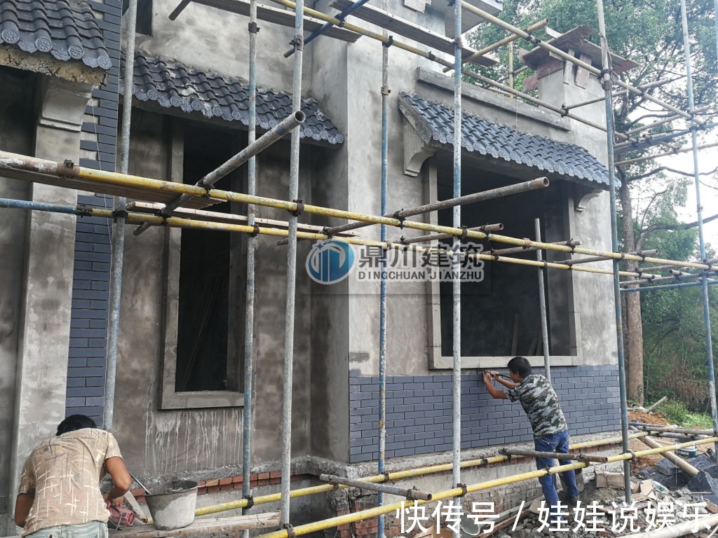 钢筋|他花70万在乡下建四合院,庭院曲径幽深,堪比王府豪宅!