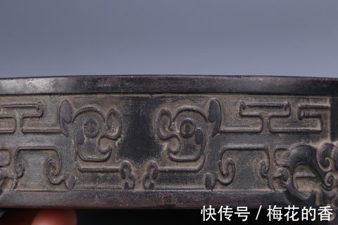 砚台$清 老坑端石太极圆形砚台