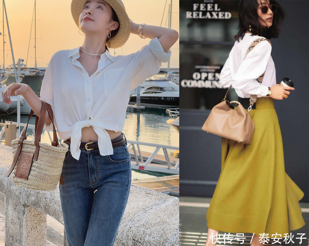 美女|这美女也太会穿了吧!普普通通的“基本款”:被她们穿出了“高级感”!