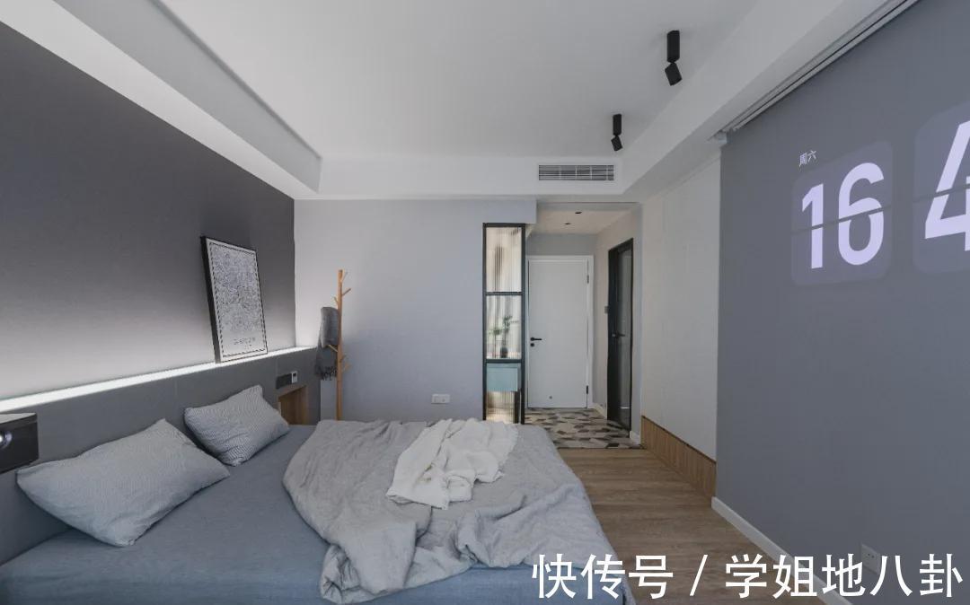 榻榻米床|90后小情侣买下110㎡公寓,舍弃一间房,Get衣帽间+多功能室!