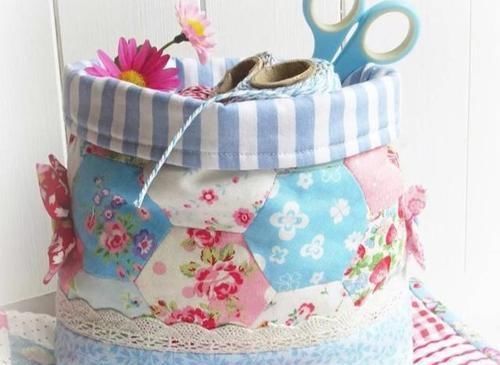 学布艺|一块布剪碎了再拼接起来,搞什么0基础学布艺拼布,附教程