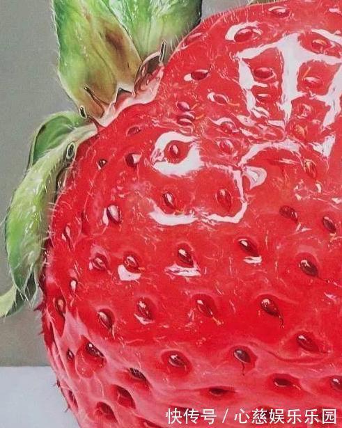 唐伯虎!不知名画家画了一粒烂草莓,卖出20万天价,专家:你用放大镜细看