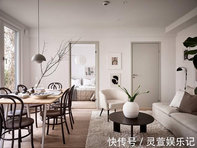 铺设|瑞典女主的45㎡独居生活，全屋干净治愈，一个人越住越上瘾