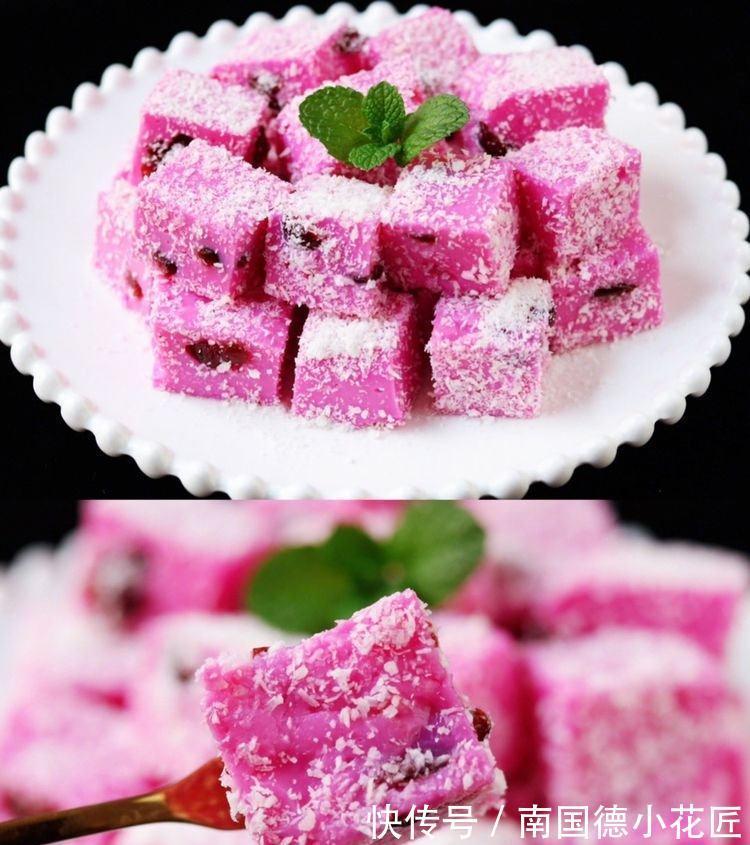 小方|1个火龙果,1瓶牛奶,做出来像果冻一样,Q弹爽滑,好看又好吃