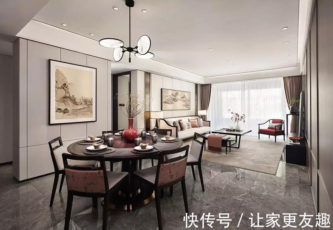 新中式|143㎡新中式风格设计,效果惊艳全小区