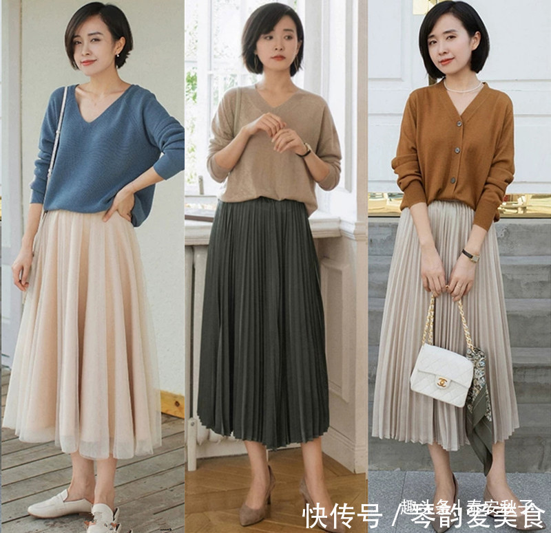 百褶裙|有女人味更撩人！早秋最火“温柔衫”穿搭示范，太时髦了吧！