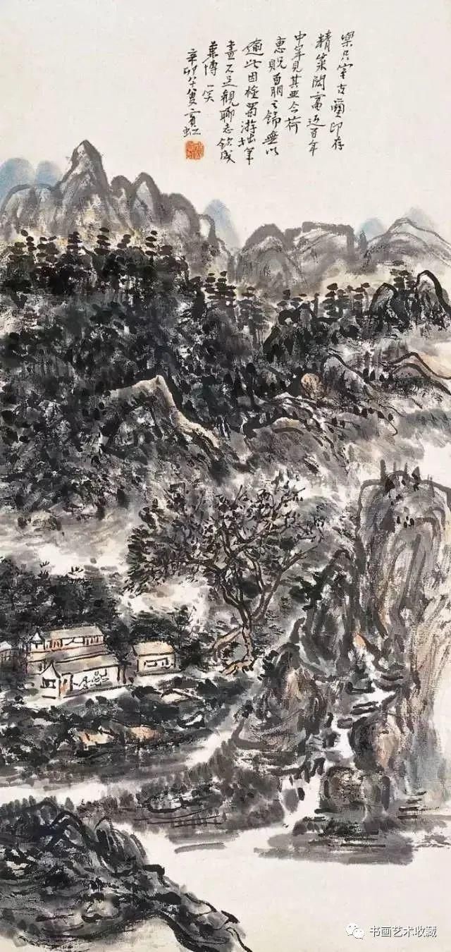 山水画#名家 黄宾虹最美的山水画60幅，浑厚华滋，意境深邃，赏心悦目！