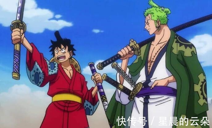 索隆|海贼王999话彩页细节,索隆换二代鬼彻,山治把凯多煮了