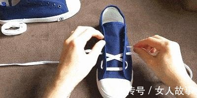 一拉就紧的鞋带系法！