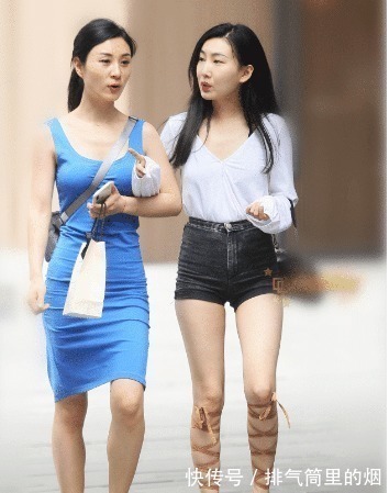 贵妇 穿着大胆上街的贵妇,怎么裙子被“撕”了个洞!