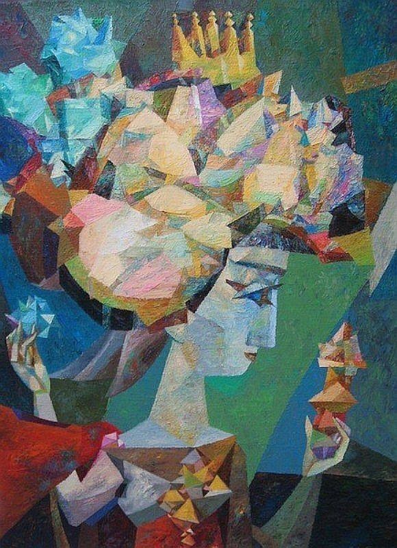 颜色#谢尔盖·雷巴克:世界的艺术家的颜色是明亮、富有表现力