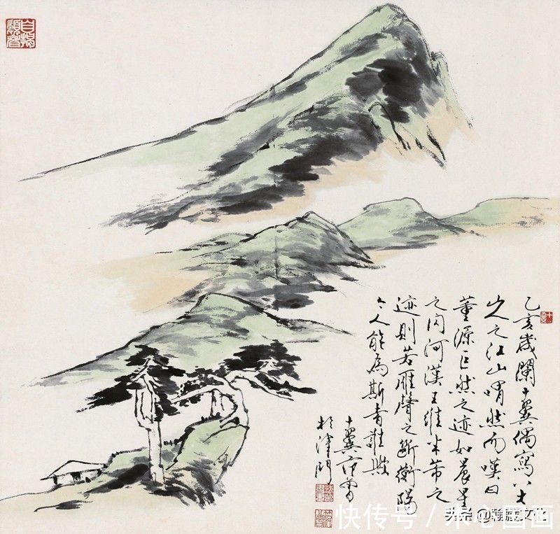 临八大山人@范曾.临八大山人