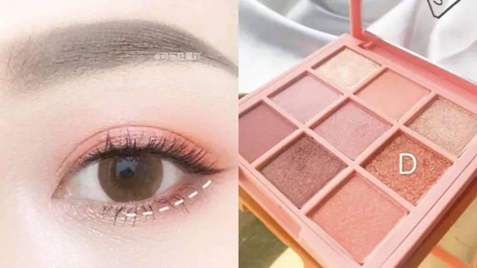 混血感|绝美渐层眼妆,实用九宫格眼影盘画眼影技巧公开!