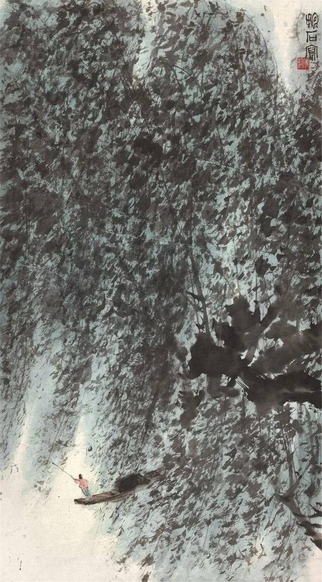 轻风|十位大师画柳，婀娜多姿，轻风拂面！