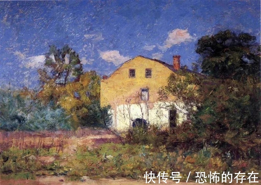 作品集&美国Theodore Clement Steele风景油画作品集