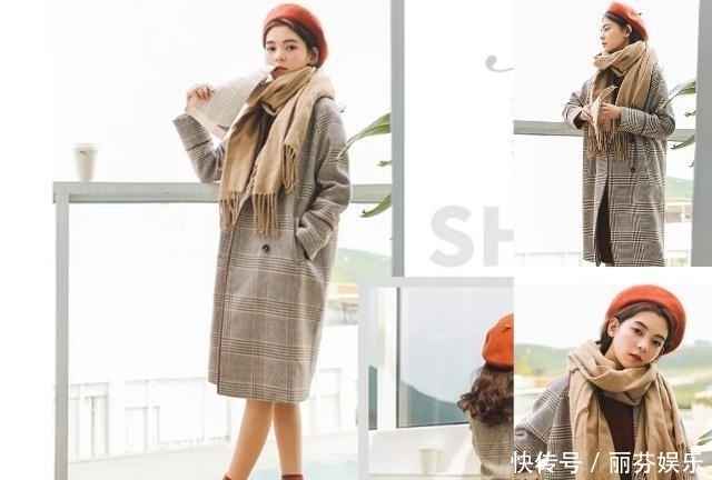 卡其色|冬季大衣+围巾这样搭配,原来是这么好看又温暖!