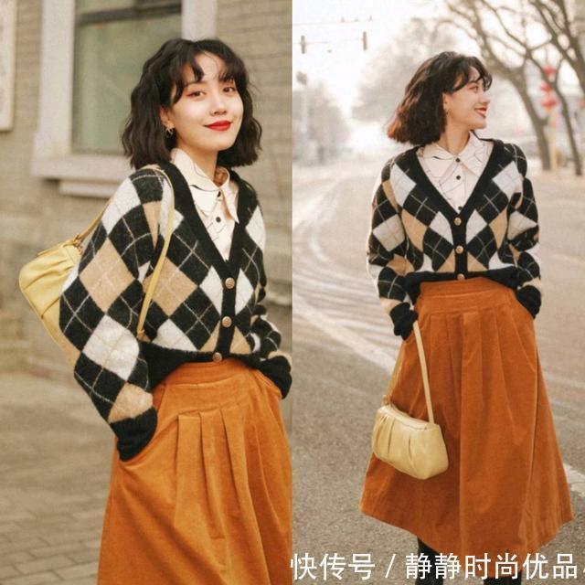 上半身 40岁女人选择“半身裙”时,穿这3种版型,能达到显瘦的效果