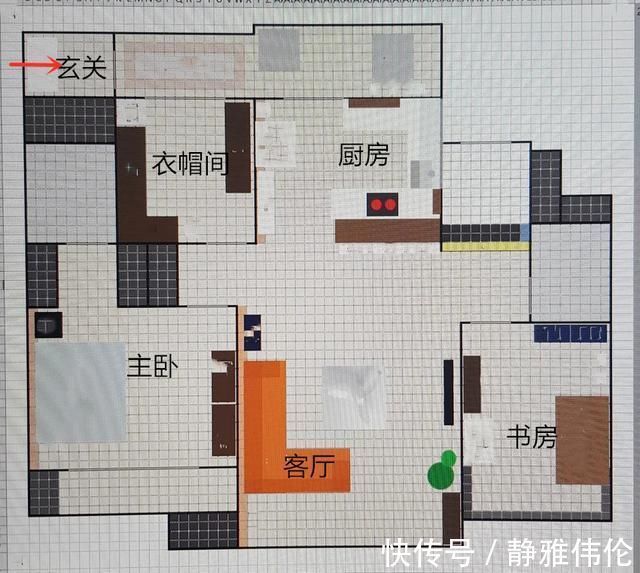 衣帽间|120㎡两人住，3室2厅2卫，阳台打通舍弃餐厅，宽敞明亮多了