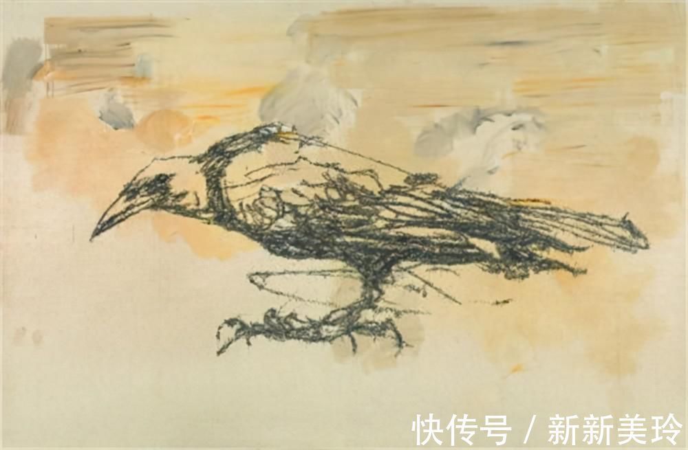 小学生$他画一只鸟卖了82万，网友吐槽：不如小学生，专家：往鸟眼睛里看