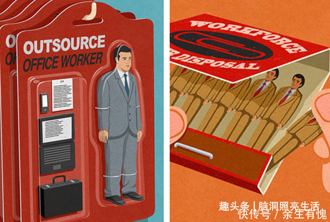 插画看世界|插画看世界：讽刺了丑陋的现象，引起成年人共鸣的9幅插画