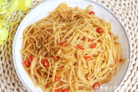 过瘾|炒土豆丝,切记不要直接下锅,只需多加一步,酸辣过瘾还不粘锅