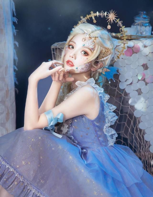 女生|长寇的洛丽塔“人鱼妆”太美了,当镜头拉近,女生也会忍不住沦陷