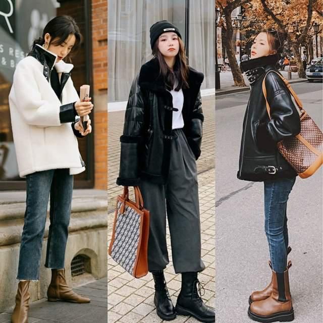 今年火了一种穿搭，叫做“短外套＋九分裤＋短靴”，小个子穿更酷