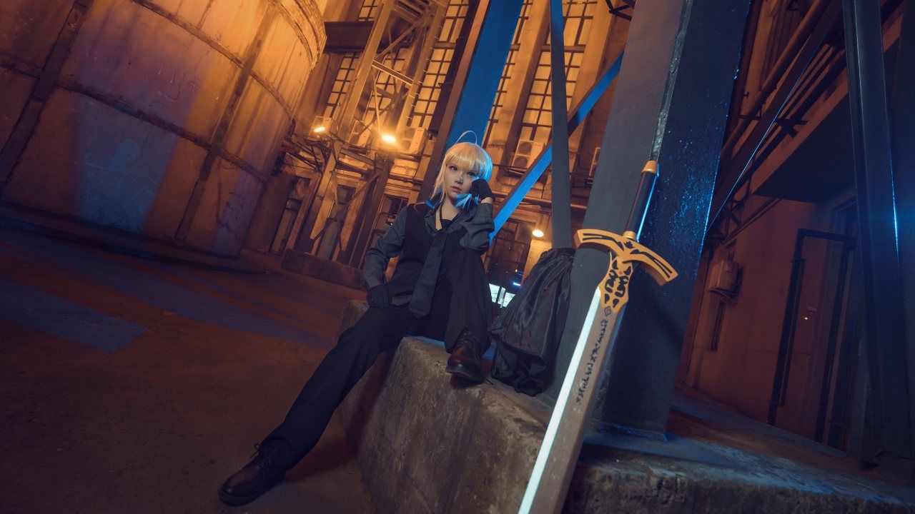 Zero|Fate/Zero——黑西装saber cosplay