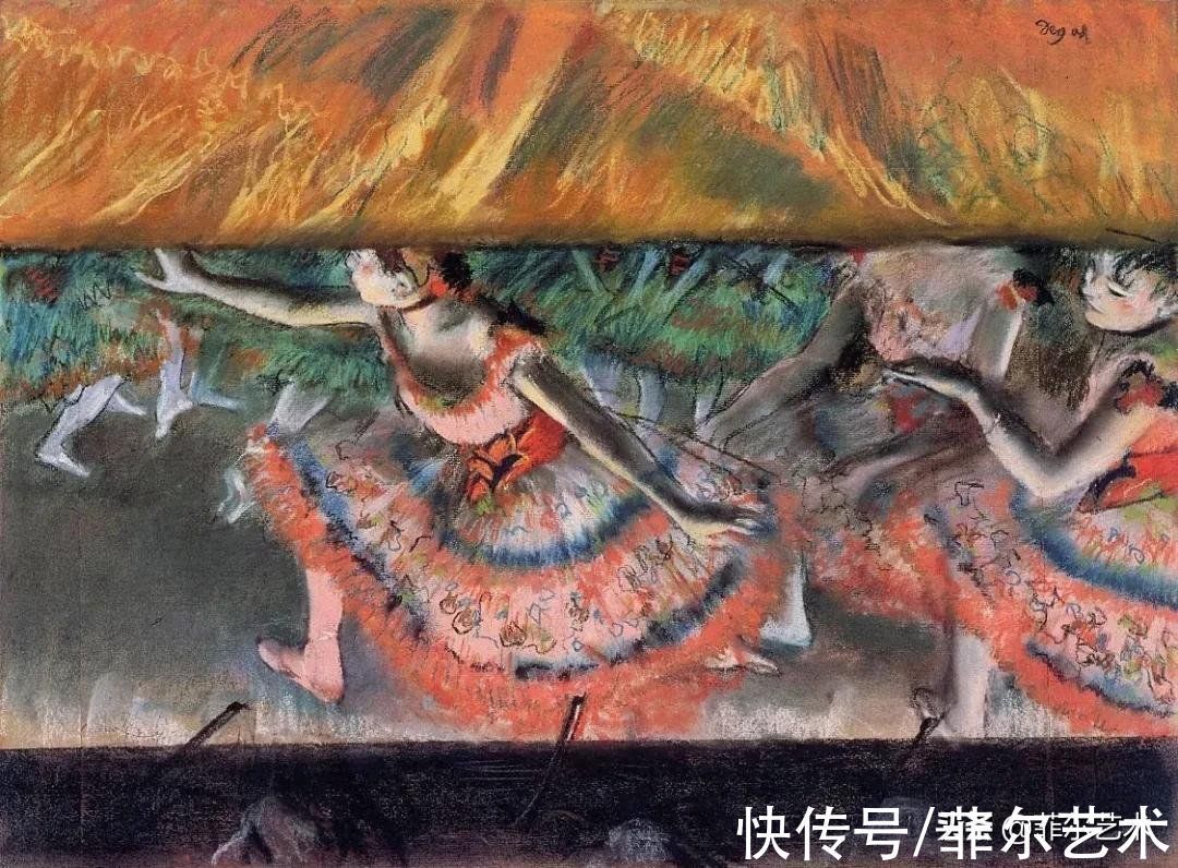 安格尔$法国艺术大师埃德加·德加舞女125幅油画作品,美翻了