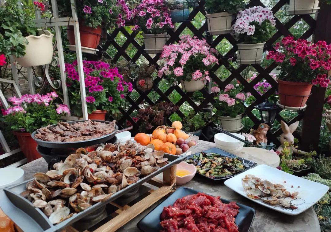 养花技巧:大冬天,她家的小院开满200盆花,全家人过年围着看!