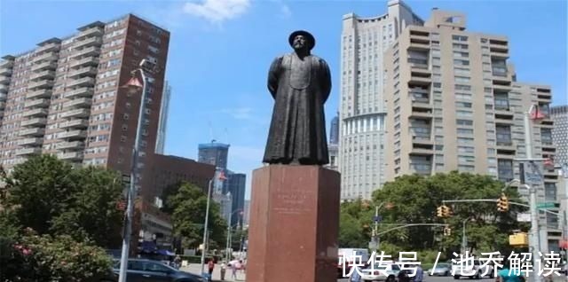 历史人物|美国为何在寸土寸金的纽约,为林则徐铸铜像并且还修建成广场