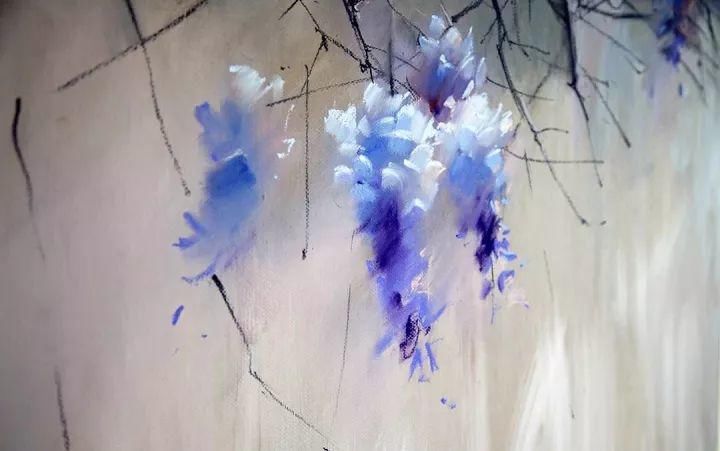 鲜花!太疯狂了!原来用粉笔画画,也可以这么美,简单几招教你,美到邻居羡慕嫉妒