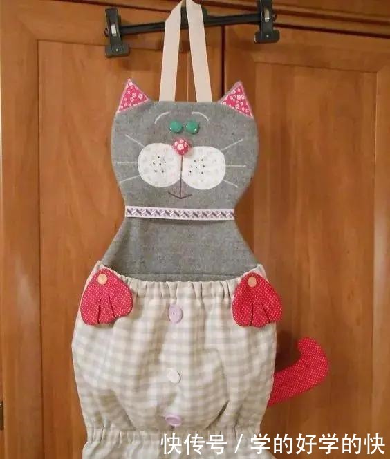 改造|家里旧衣服或布块,别扔了,拿来改造收纳袋,非常的实用!收藏!