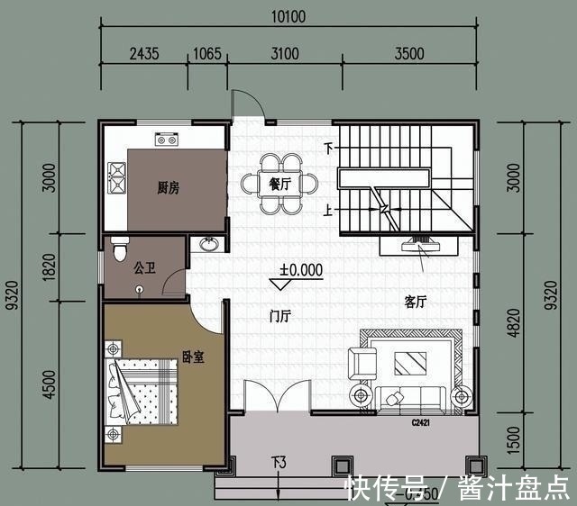 二层|盖房子要有“样”,有面子,要省钱,这套10米面宽二层别墅做到了