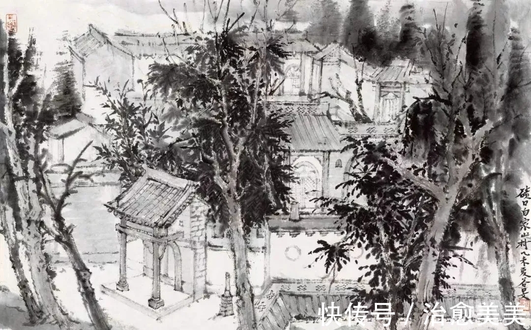 水墨!中国美院|二十多年来,他的水墨山水画影响了众多青年创作者