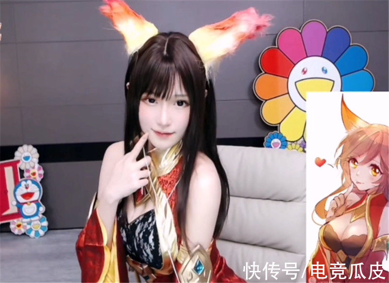 cos|腐团儿新作COS苏妲己,渐变袜神还原!同为一姐红尘牛奶腿太真实