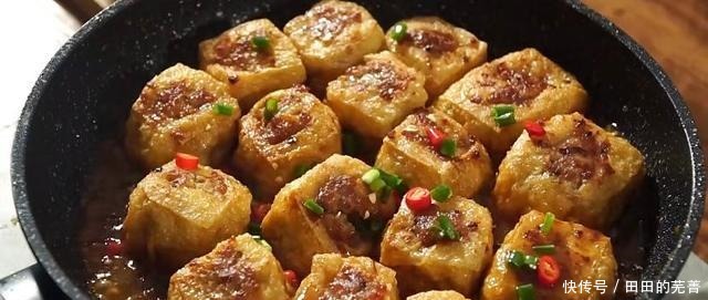 解锁爆汁豆腐新做法,油葱酥的加入,提升美食的灵魂