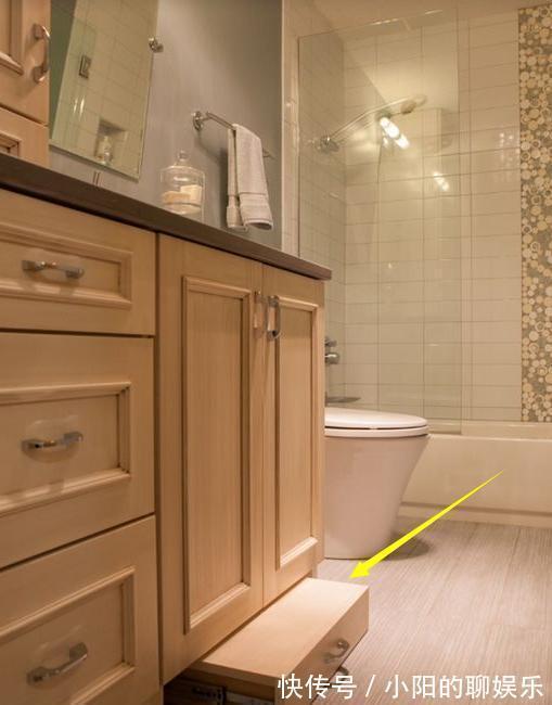 抽屉|打橱柜时多掏了500块,让木工给橱柜下面多加一块板,用着很方便