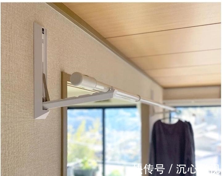 地方|没阳台找不到地方晾衣服?这样设计至少能晾50件衣服