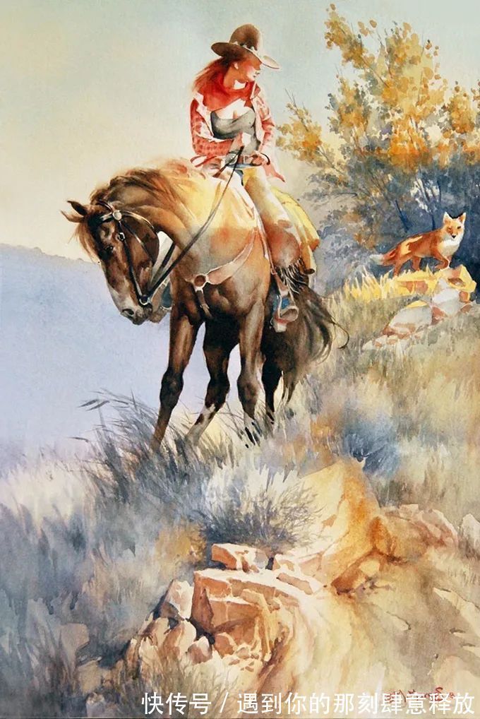 马希尔·摩科斯&优雅浪漫的绘画,太美!真想钻进他的画里!