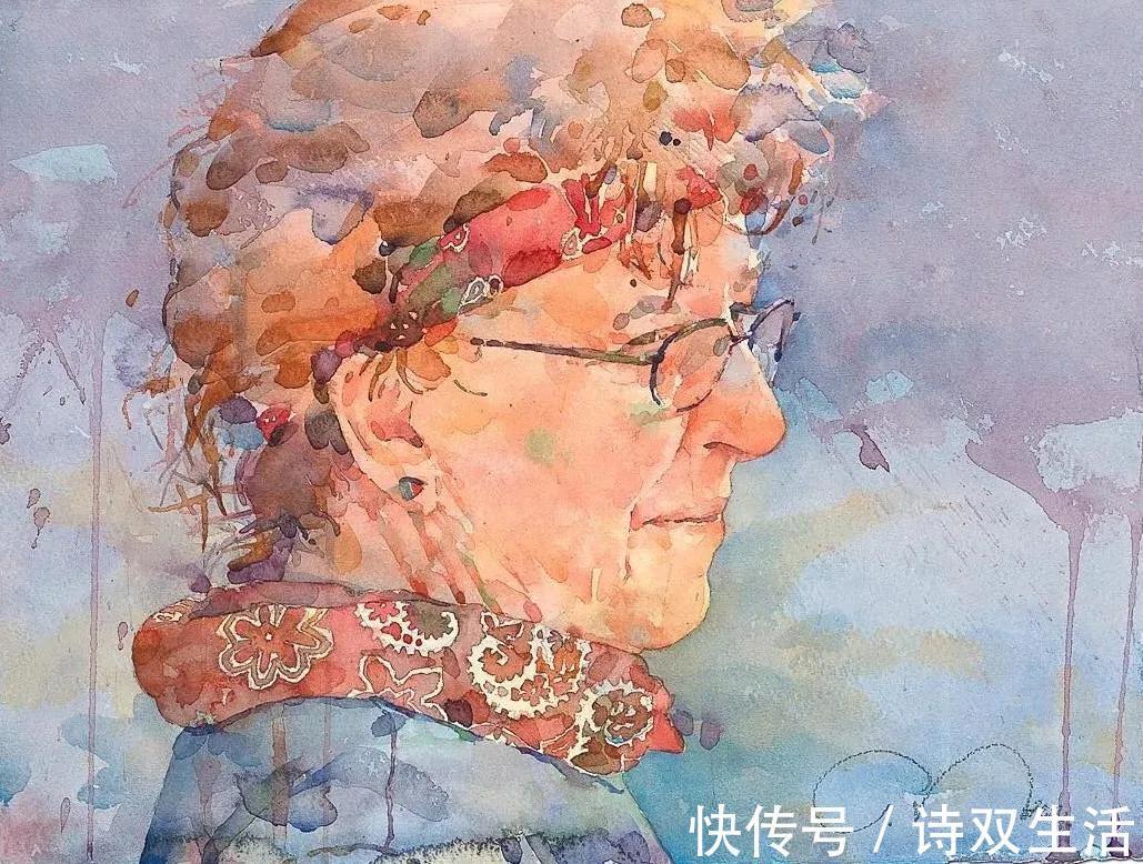 艺术学院&他笔下的人物生动活泼,色块叠加的恰到好处!