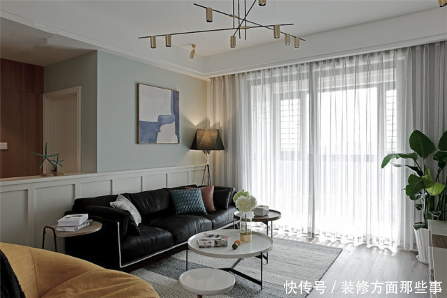 客厅|142平阳光与室内的景融为一体,尽享生活的每一寸精致