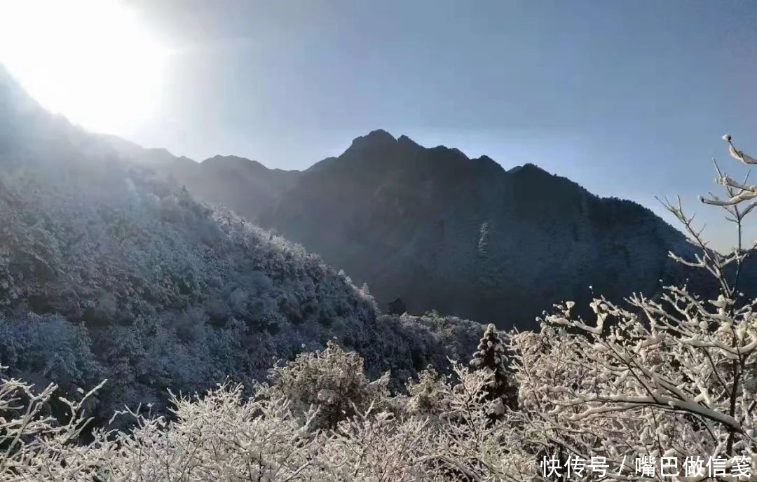 雪后初晴，与阳光相拥，武陵山的雪颜值巅峰！