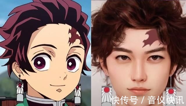 次元壁|当《鬼灭之刃》被还原成真人,次元壁脆弱得不堪一击,这也太像了