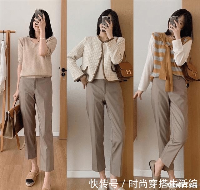 裤装|阔腿裤不受宠了,今年流行的3条裤子长这样,穿上显高显瘦提气质