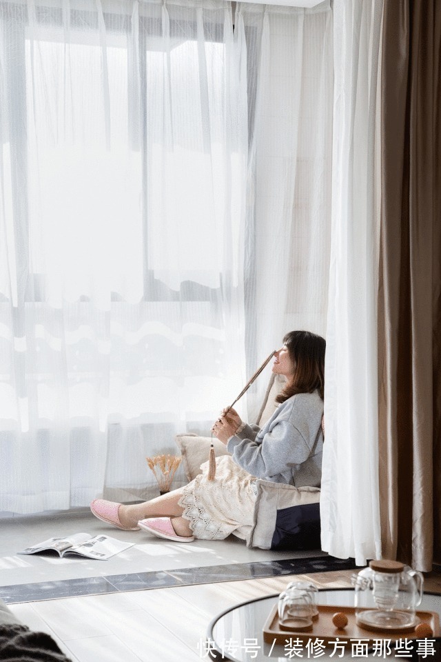 小姐姐|90㎡北欧轻奢风,粉红色的卧室设计很温馨